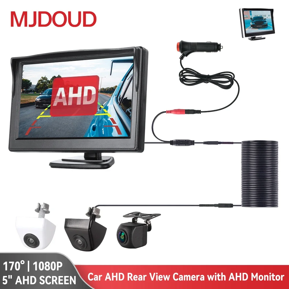 MJDOUD Car AHD Rear Camera with AHD Monitor for Vehicle Parking Night Vision 1080P Reversing Camera 5" Screen Easy Installation
MJDOUD Car AHD Rear Camera with AHD Monitor for Vehicle Parking Night Vision 1080P Reversing Camera 5" Screen Easy Installation