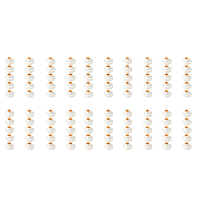 100Pcs E27 Plastic Screw Lamp Holder Round Lamp Holder Bulb Socket Holder Adapter
100Pcs E27 Plastic Screw Lamp Holder Round Lamp Holder Bulb Socket Holder Adapter