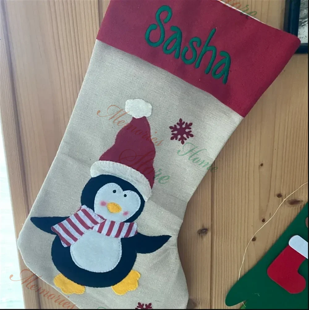 Custom Name Merry Christmas Stockings Personalized Embroidered Happy New Year Kids Santa Elk Snowman Gift Socks with Names
Custom Name Merry Christmas Stockings Personalized Embroidered Happy New Year Kids Santa Elk Snowman Gift Socks with Names