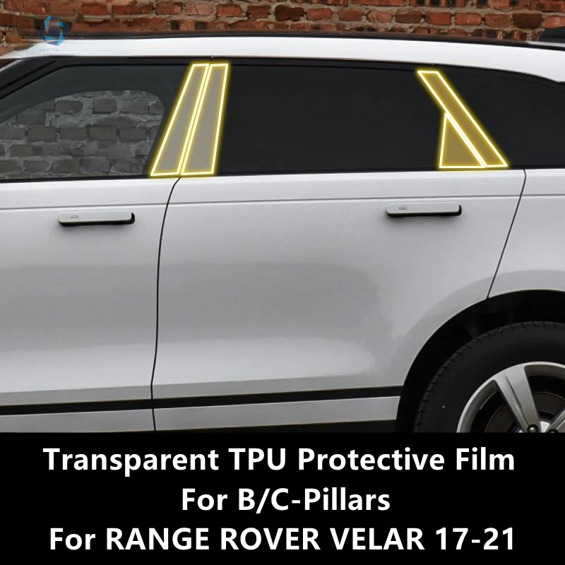 Для RANGE ROVER VELAR 17-21 B/C-Pillar прозрачная фотопленка с защитой от царапин аксессуары для ремонта
Для RANGE ROVER VELAR 17-21 B/C-Pillar прозрачная фотопленка с защитой от царапин аксессуары для ремонта