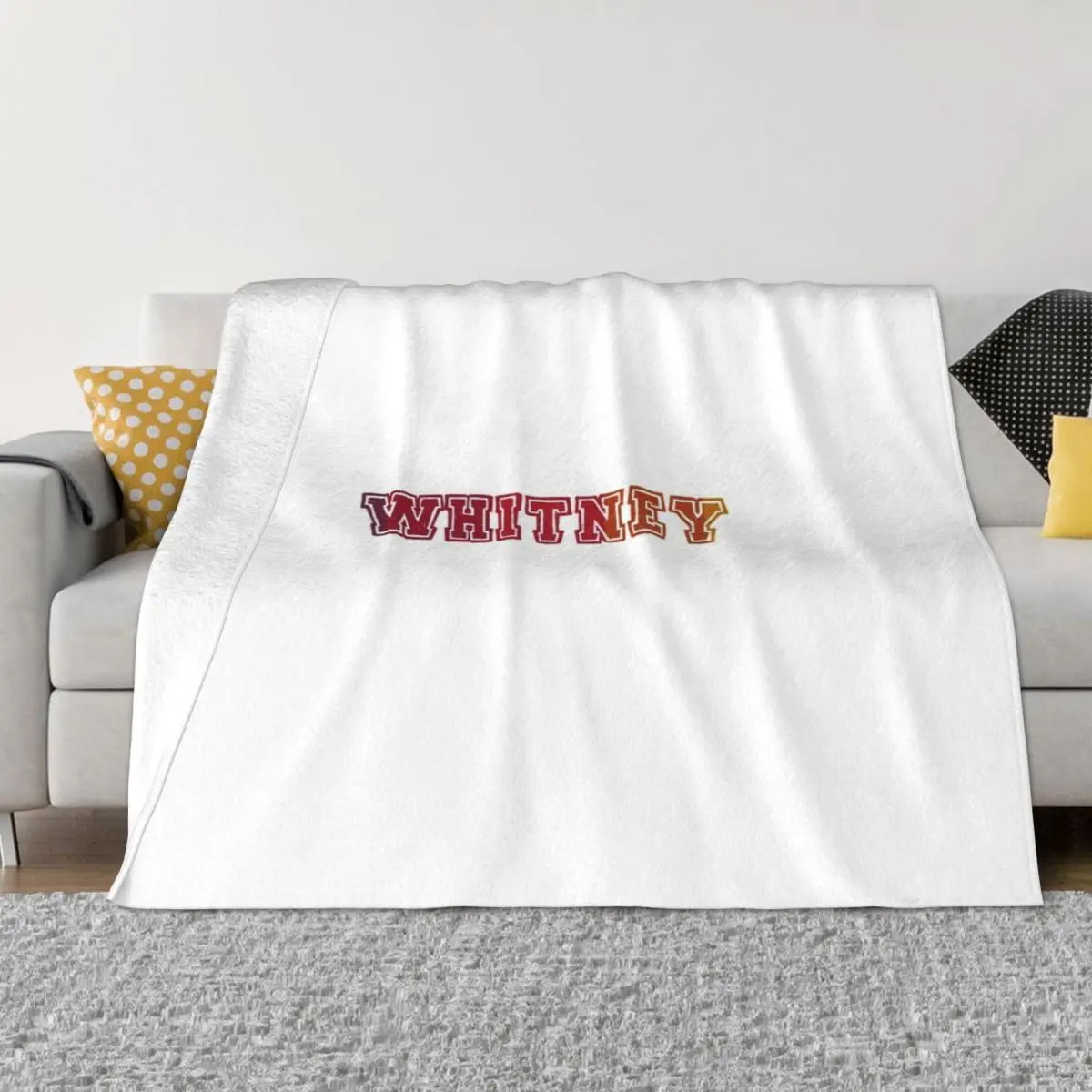 

WHITNEY Throw Blanket Decorative Sofa Blankets For Sofas Travel Luxury Thicken Fluffy Shaggy Blankets