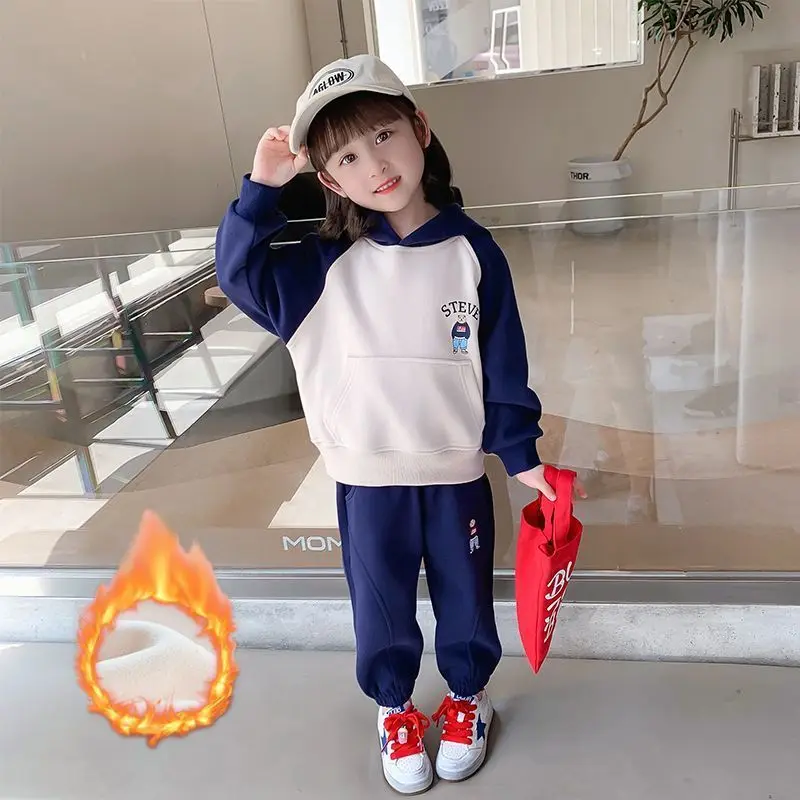 2024 Autumn Winiter Kids Girls Clothes Set Cotton Solid Sports Jogger Pants Suit Hoodie Printed Letter Patchwork Children Outfit
2024 Autumn Winiter Kids Girls Clothes Set Cotton Solid Sports Jogger Pants Suit Hoodie Printed Letter Patchwork Children Outfit