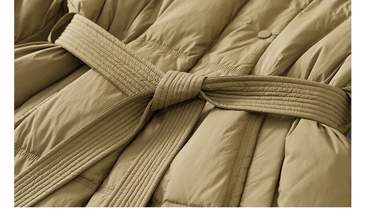 SENTUBILA Women's Winter Puffer Down Jacket Women 2024 Hooded Lantern Sleeve Windproof Mid-Length Down Coats Ladies W44Y58448X SENTUBILA Women's Winter Puffer Down Jacket Women 2024 Hooded Lantern Sleeve Windproof Mid-Length Down Coats Ladies W44Y58448X