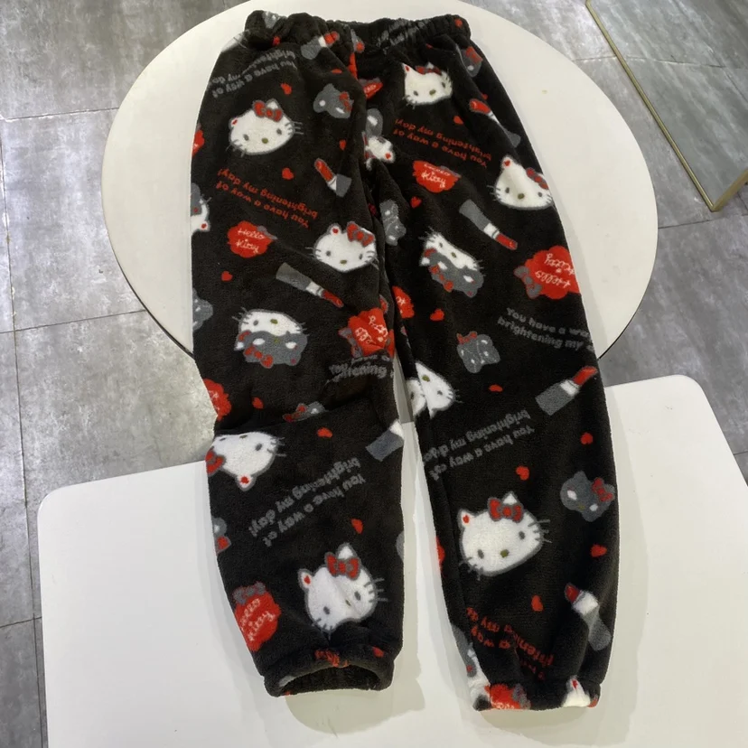 Hello Kitty Sanrio Pajamas Pants Flannel Women Kawaii Cartoon Y2k Soft Casul Warm Pants Fashion Trousers Gifts Autumn Sleepwear
Hello Kitty Sanrio Pajamas Pants Flannel Women Kawaii Cartoon Y2k Soft Casul Warm Pants Fashion Trousers Gifts Autumn Sleepwear
