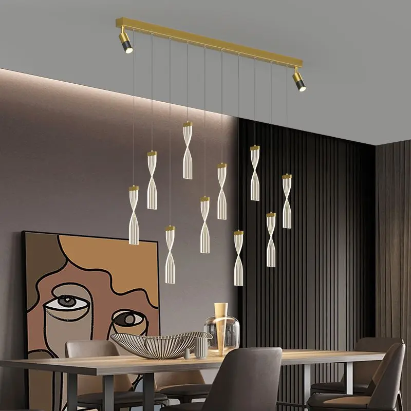 Modern Led Ceiling Chandelier For Kitchen Dining Room Long Pendant Lights Bar Restaurant Hanging Lamp With Spotlight Gold Black
Modern Led Ceiling Chandelier For Kitchen Dining Room Long Pendant Lights Bar Restaurant Hanging Lamp With Spotlight Gold Black