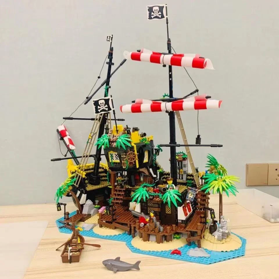Ideas MOC Pirates Barracuda Bay Ship 698998 Bricks Toy Ideas MOC Pirates Barracuda Bay Ship 698998 Bricks Toy