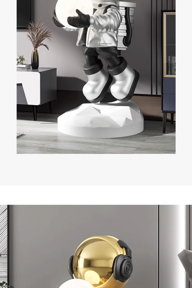Astronaut Large Floor-standing Ornaments, Astronaut Ornaments, Home TV Cabinets, Living Room Sofa Decorations, Smart Decorations Astronaut Large Floor-standing Ornaments, Astronaut Ornaments, Home TV Cabinets, Living Room Sofa Decorations, Smart Decorations