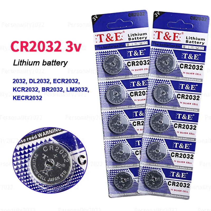 Литиевая батарея CR2032 3 в DL2032 ECR2032 2032 BR2032, кнопочные элементы, батареи для контроллера ключей, часов с датчиком вечного календаря
Литиевая батарея CR2032 3 в DL2032 ECR2032 2032 BR2032, кнопочные элементы, батареи для контроллера ключей, часов с датчиком вечного календаря
