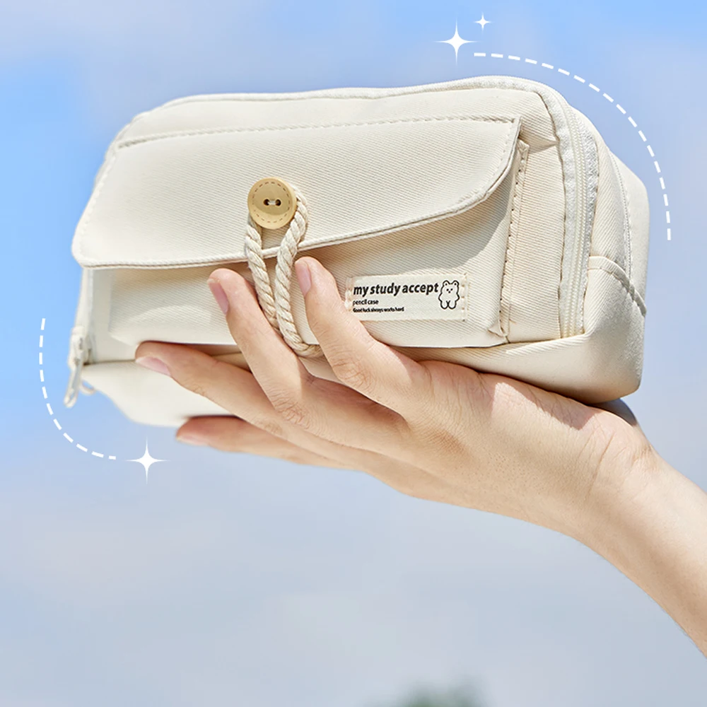 Pencil Case Large Capacity Pencil Pouch Handheld Pen Bag Cosmetic Portable Gift for Office School Teen Girl Boy Men Women Adult
Pencil Case Large Capacity Pencil Pouch Handheld Pen Bag Cosmetic Portable Gift for Office School Teen Girl Boy Men Women Adult