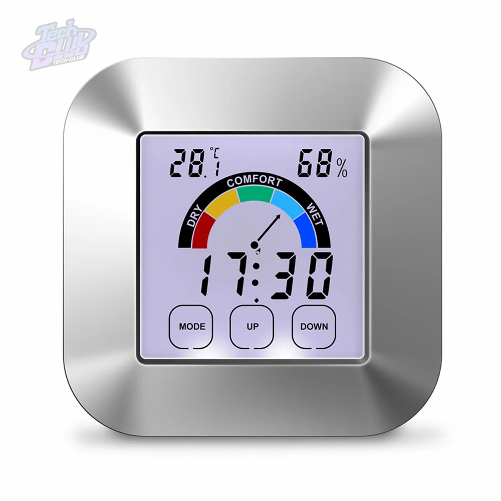 LCD Digital Thermometer Hygrometer Indoor Weather Station Temperature And Humidity Sensor Clock for Home Supply
LCD Digital Thermometer Hygrometer Indoor Weather Station Temperature And Humidity Sensor Clock for Home Supply