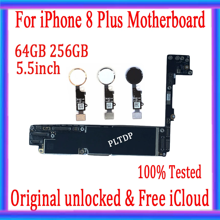 Заводская разблокированная материнская плата для Iphone 8 Plus с/без Touch ID, для Iphone 8 Plus материнская плата с чипами, 100% оригинальная логическая плата
Заводская разблокированная материнская плата для Iphone 8 Plus с/без Touch ID, для Iphone 8 Plus материнская плата с чипами, 100% оригинальная логическая плата