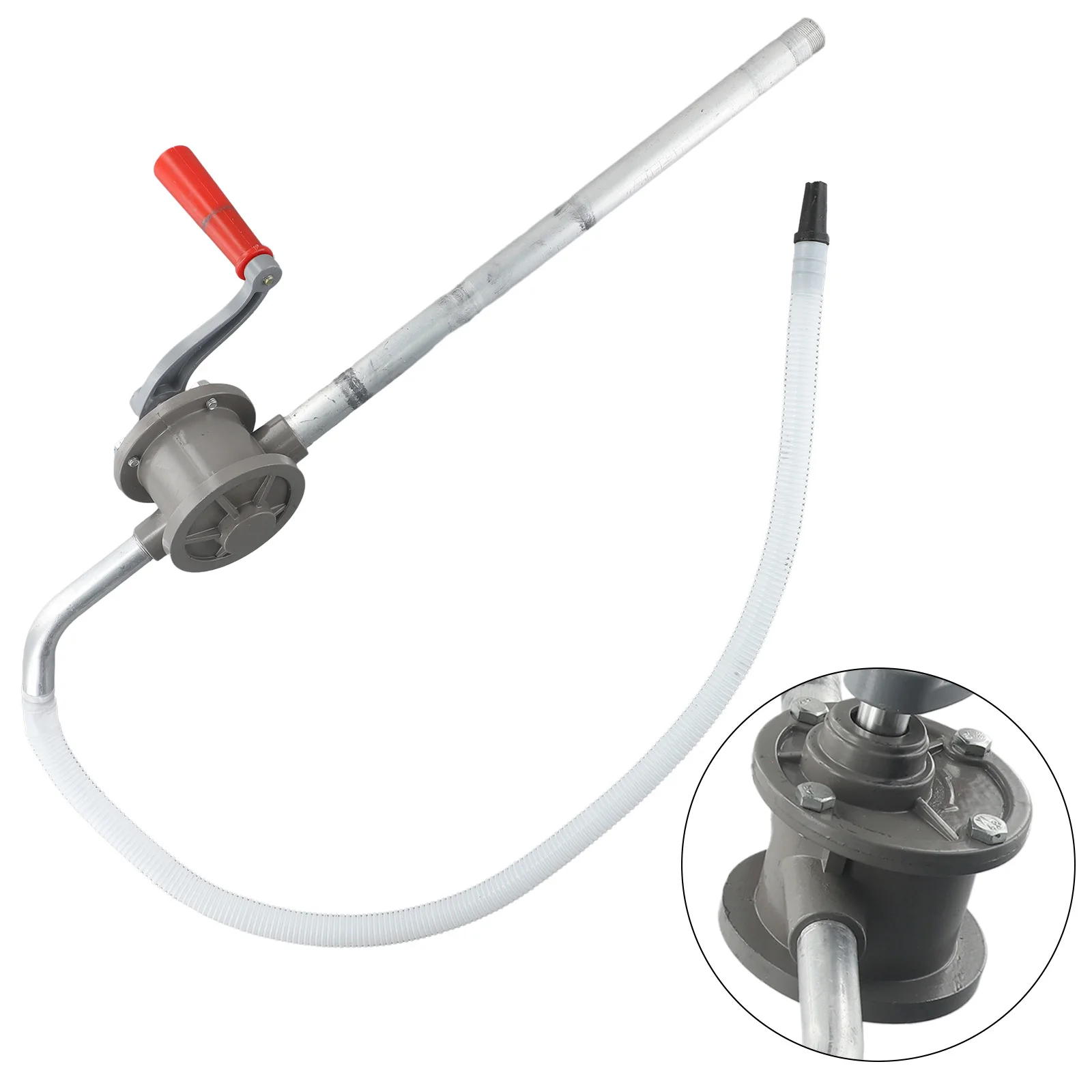 Эффективный алюминиевый коленчатый насос, идеально подходит для различных жидкостей, дизельного, моторного масла, гидравлического масла и т. д., регулируемая длина трубки 
Эффективный алюминиевый коленчатый насос, идеально подходит для различных жидкостей, дизельного, моторного масла, гидравлического масла и т. д., регулируемая длина трубки