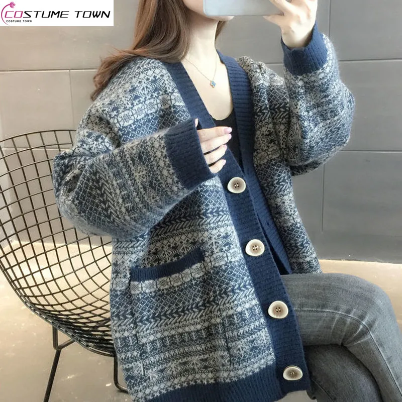 Autumn and Winter Knitted Cardigan Women's Sweater Coat Loose and Slim, Lazy and Stylish Student Retro Versatile Top
Autumn and Winter Knitted Cardigan Women's Sweater Coat Loose and Slim, Lazy and Stylish Student Retro Versatile Top