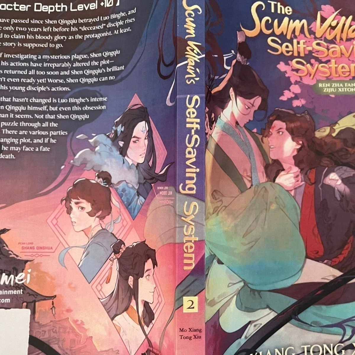 Самосберегающая система The Scum Villain: Ren Zha Fanpai Vol. 2, новые книги от MXTX BL, книги для чтения в английской версии
Самосберегающая система The Scum Villain: Ren Zha Fanpai Vol. 2, новые книги от MXTX BL, книги для чтения в английской версии
