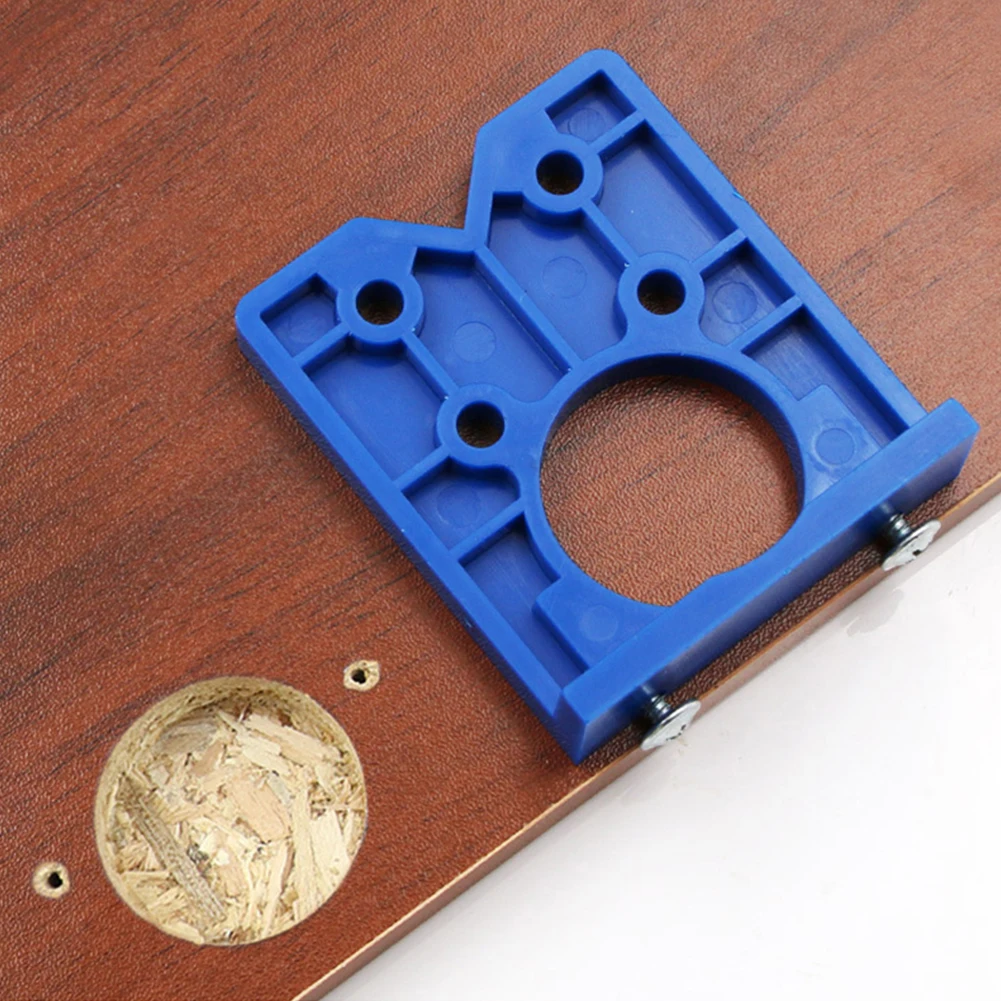 Perfectly Centered Pilot Hole Hinge Boring Jig Portable and Durable Tool for Quickly Locating Drill Center Points
Perfectly Centered Pilot Hole Hinge Boring Jig Portable and Durable Tool for Quickly Locating Drill Center Points