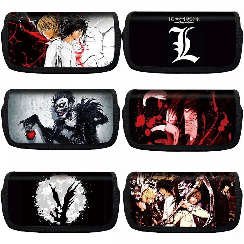 Cartoon Death Note Cosmetic Case Pencil Bag Japan Manga Shinigami Ryuk Makeup Bag Teenagers School Supplies Pen Box Gift
Cartoon Death Note Cosmetic Case Pencil Bag Japan Manga Shinigami Ryuk Makeup Bag Teenagers School Supplies Pen Box Gift