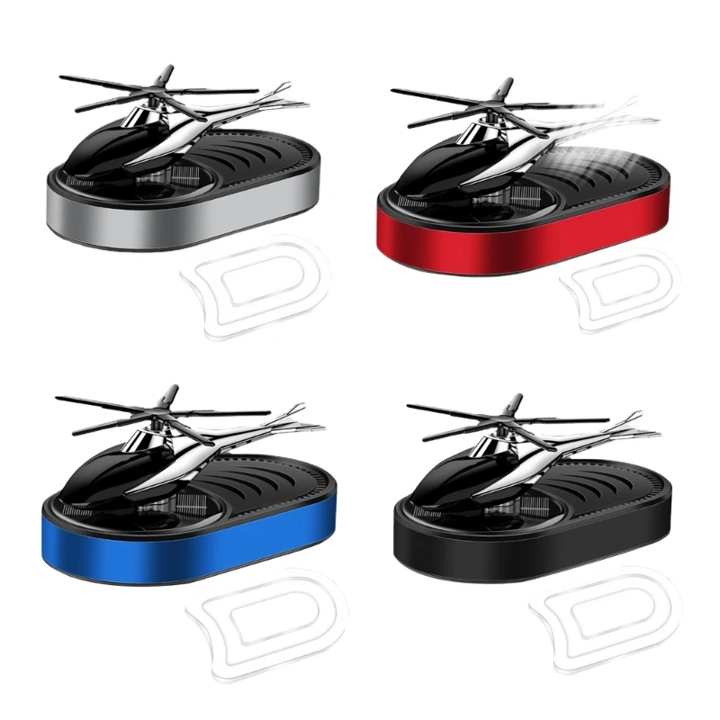 

28GB Stylish Auto Helicopter Air Freshener Sun Powered Plane Scents Dispensers Decoration Helicopter Aromas Diffusers Durable
