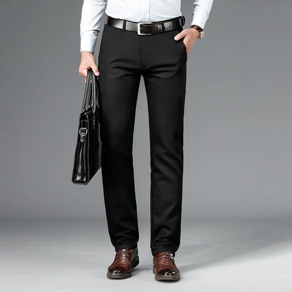 Fashion Men's Winter Warm Fleece Lined Pants Solid Color Casual Stretch Straight Chino Pants Middle Waist Business Trousers
Fashion Men's Winter Warm Fleece Lined Pants Solid Color Casual Stretch Straight Chino Pants Middle Waist Business Trousers