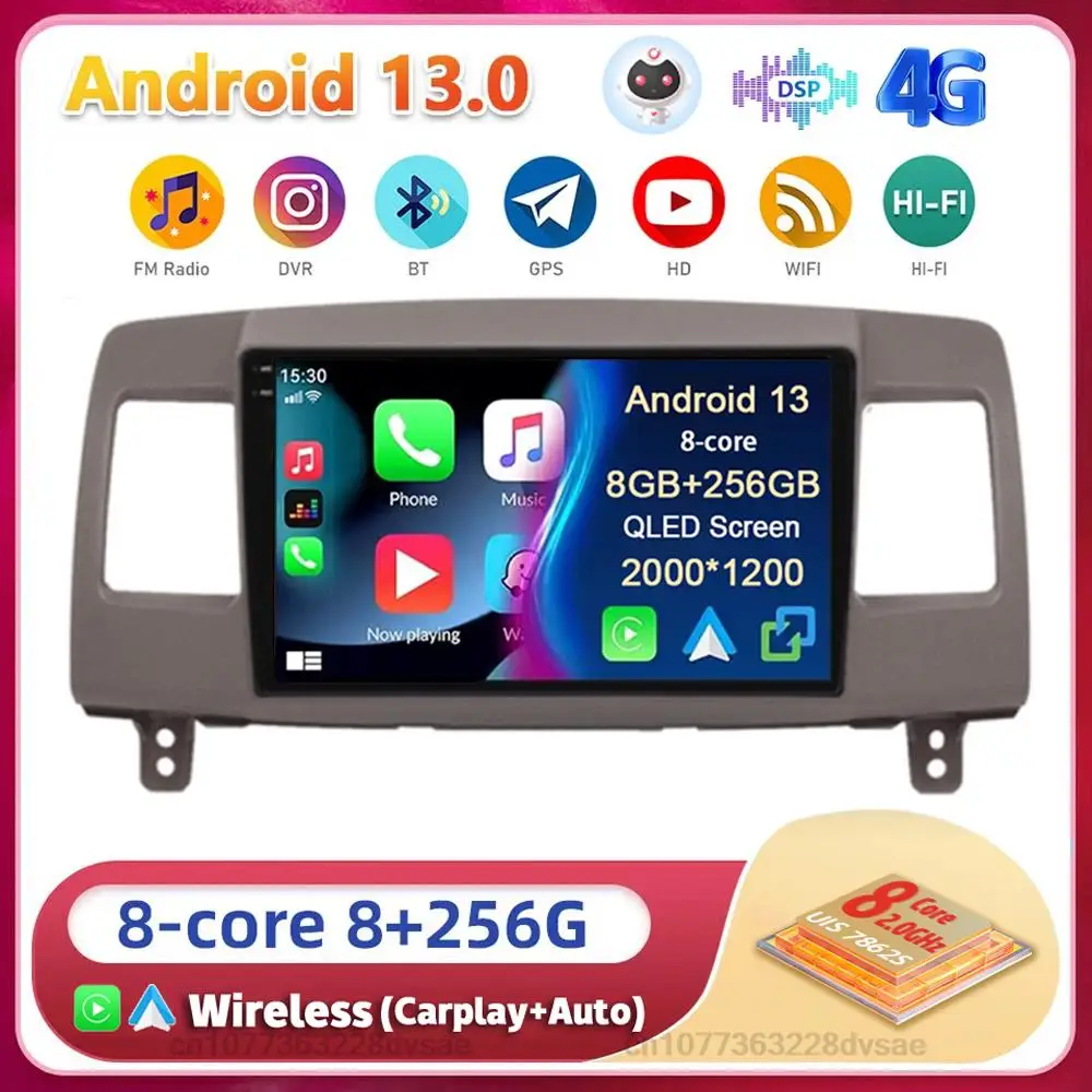 Android 13 для Toyota Mark II 9 X110 2000 - 2003 2004 2005 2006 2007 мультимедийный плеер Carplay GPS-навигация стерео радио видеоплеер
Android 13 для Toyota Mark II 9 X110 2000 - 2003 2004 2005 2006 2007 мультимедийный плеер Carplay GPS-навигация стерео радио видеоплеер