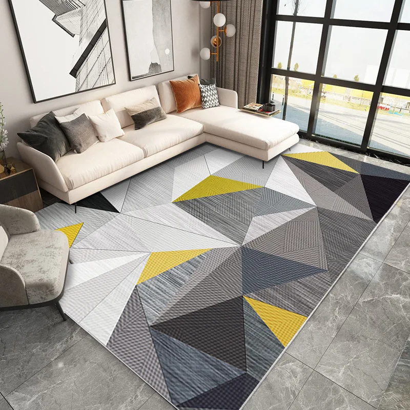 Stylish and simple living room carpet Nordic geometric non-slip carpet floor mat Bedroom bed bed covered with floor mat
Stylish and simple living room carpet Nordic geometric non-slip carpet floor mat Bedroom bed bed covered with floor mat