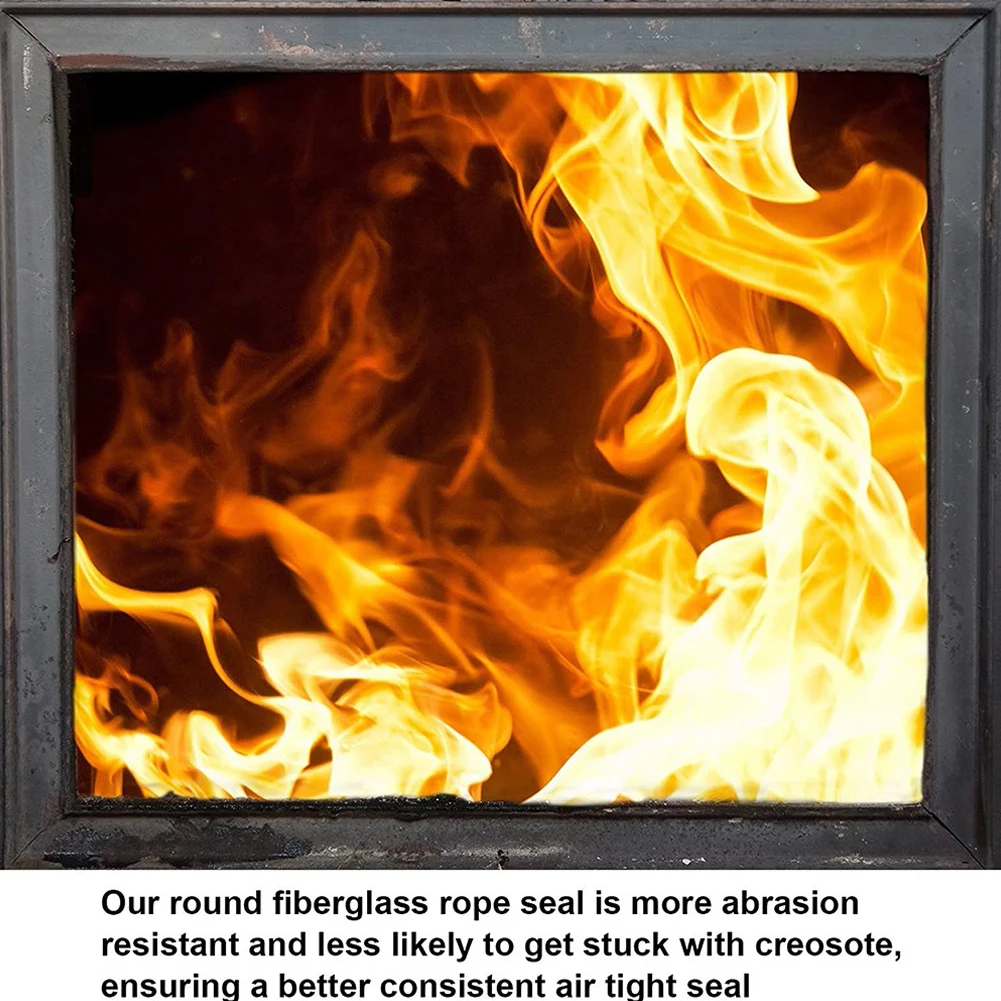 2M 25mm Fiberglass Rope Seal Black Stove/Fire Rope Wood Burning Stove Log Burner Door Seal High Temperature Fireproof
2M 25mm Fiberglass Rope Seal Black Stove/Fire Rope Wood Burning Stove Log Burner Door Seal High Temperature Fireproof