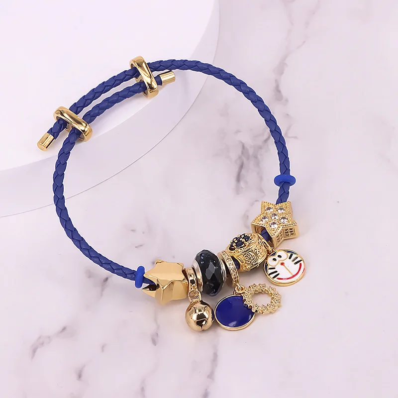 Doraemon синий жирный браслет для женщин DIY подвеска в виде колокольчика ювелирный браслет подарок на день Святого Валентина регулируемый размер милая фотография
Doraemon синий жирный браслет для женщин DIY подвеска в виде колокольчика ювелирный браслет подарок на день Святого Валентина регулируемый размер милая фотография