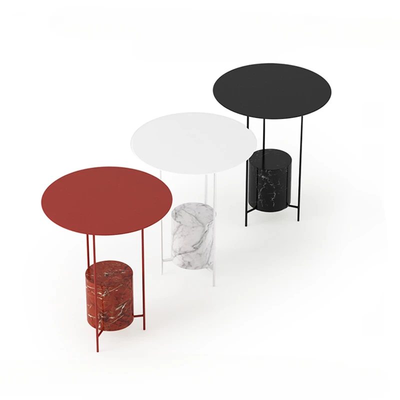 Маленький круглый дизайнерский мраморный прикроватный столик из кованого железа, несколько штук
Маленький круглый дизайнерский мраморный прикроватный столик из кованого железа, несколько штук