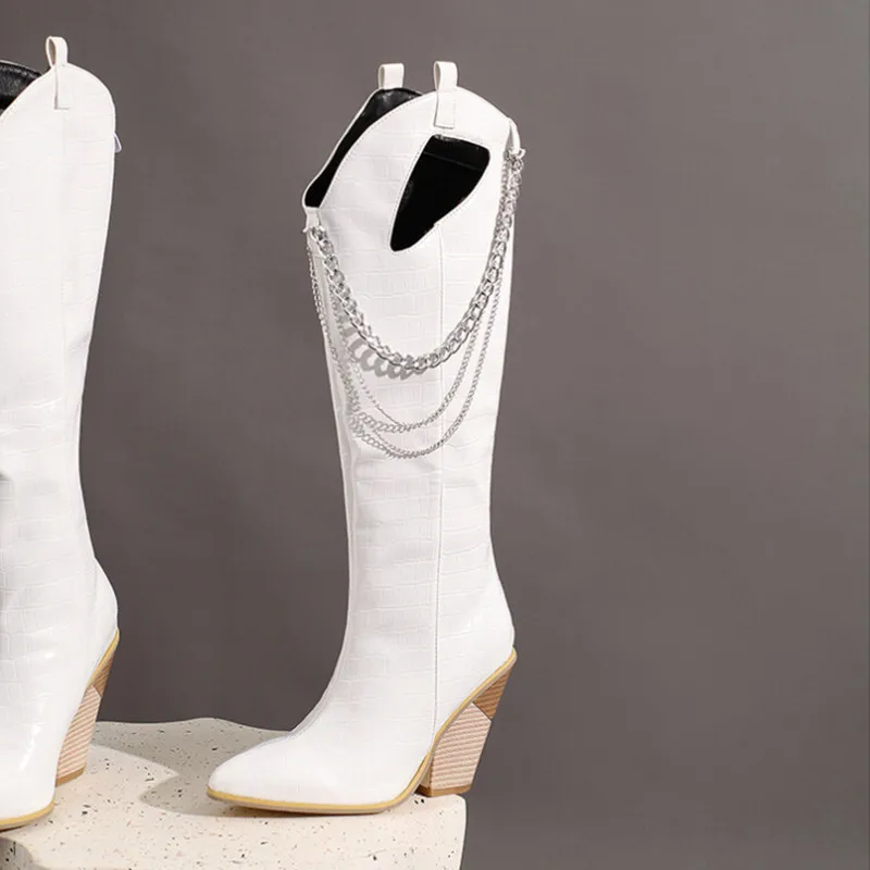 Size 48 Plus Size Fall Winter Women's Boots Pointed Toe Wedge Heel High Heel Boots Shoes Fashion Punk Boots Over Knee Boots
Size 48 Plus Size Fall Winter Women's Boots Pointed Toe Wedge Heel High Heel Boots Shoes Fashion Punk Boots Over Knee Boots