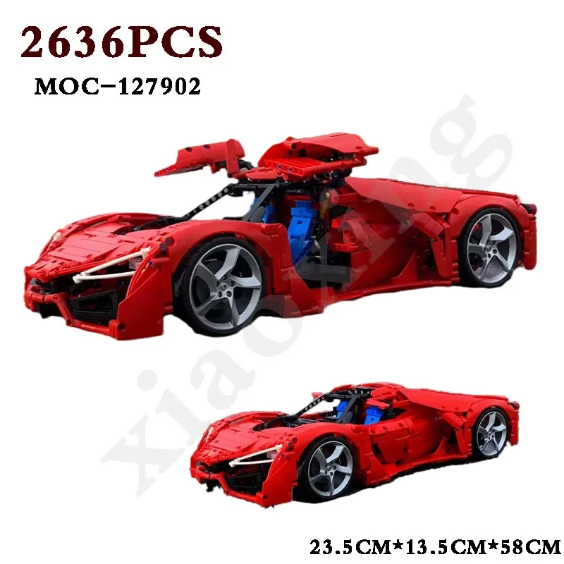 MOC-127902 Racing F80 Concept Car 42143 Speed Racing Formula Car 2636PCS Assembly MOC Building Blocks DIY Christmas Gift
MOC-127902 Racing F80 Concept Car 42143 Speed Racing Formula Car 2636PCS Assembly MOC Building Blocks DIY Christmas Gift