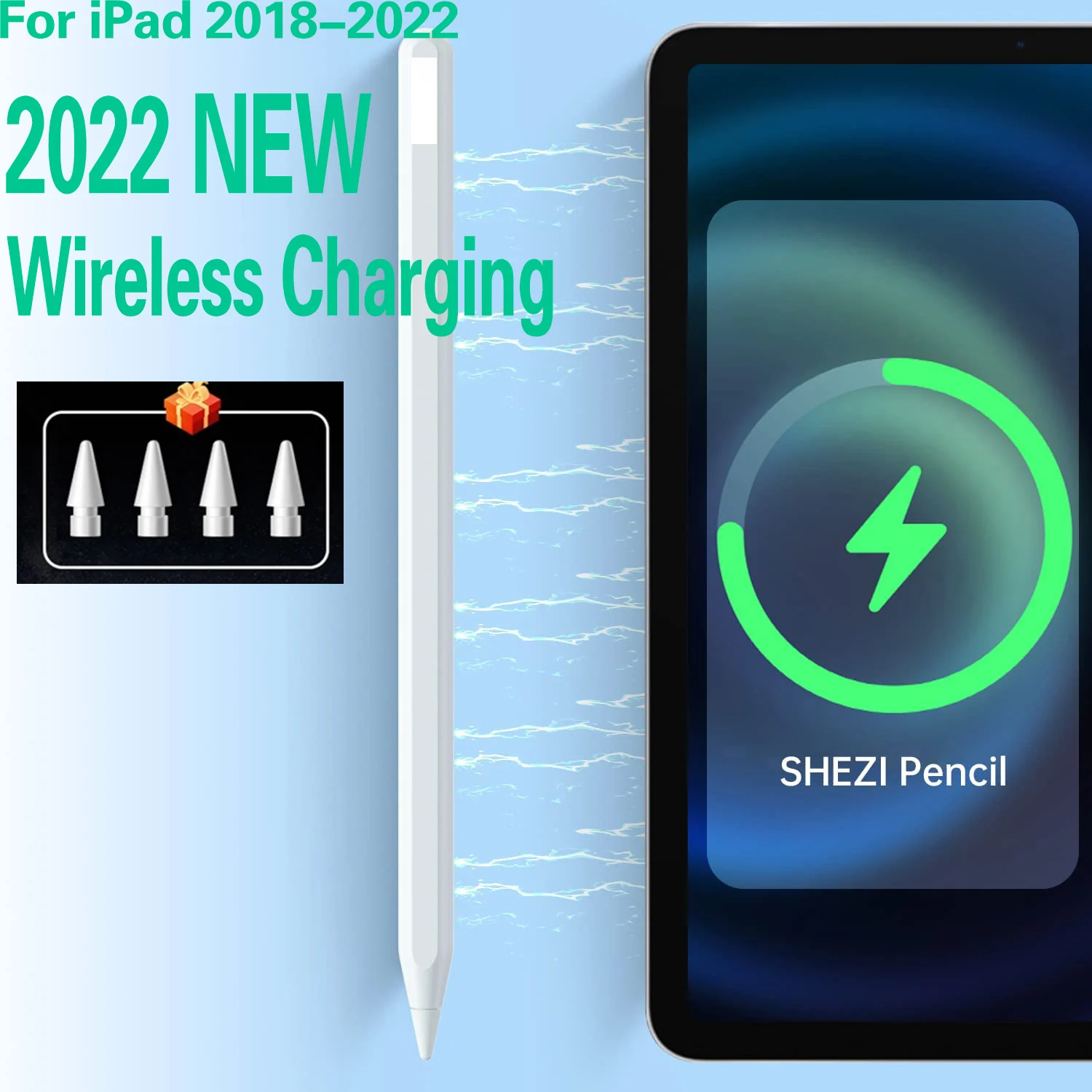 For Apple Pencil 2 with Wireless Charging, for iPad Pencil Palm Rejection Tilt Pen for iPad Air 4 5 Pro 11 12.9 Mini 6 Stylus 
For Apple Pencil 2 with Wireless Charging, for iPad Pencil Palm Rejection Tilt Pen for iPad Air 4 5 Pro 11 12.9 Mini 6 Stylus