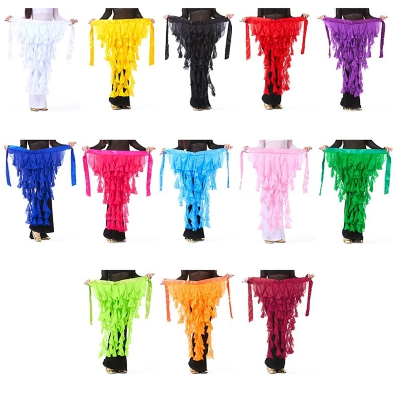 

Stage Performances Hip Scarf Waist Decorative Accessories Belly Dance Costume F0T5