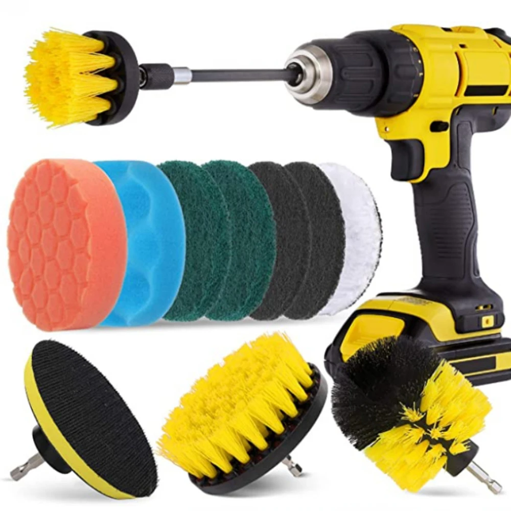 12Pcs/Set Electric Scrubber Brush Drill Brush Kit Power Scrubber Brush Car Polisher For Car Tires Nylon Brushes
12Pcs/Set Electric Scrubber Brush Drill Brush Kit Power Scrubber Brush Car Polisher For Car Tires Nylon Brushes