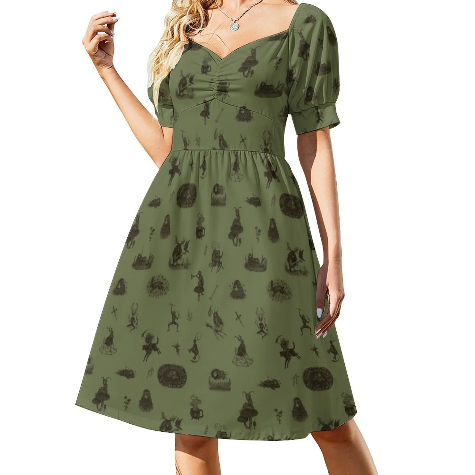 Folk Horror in green Dress summer dress woman 2023 trendy women's dresses luxury dresses summer woman 2023 beach dress
Folk Horror in green Dress summer dress woman 2023 trendy women's dresses luxury dresses summer woman 2023 beach dress