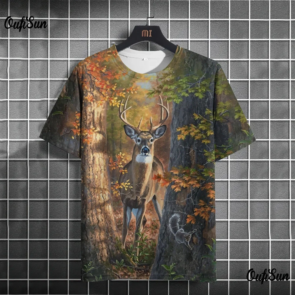Men's 3D weed camouflage T-shirt, deer hunter print, men's clothing, women's hunting gun T-shirt, Harajuku T-shirt, round neck s
Men's 3D weed camouflage T-shirt, deer hunter print, men's clothing, women's hunting gun T-shirt, Harajuku T-shirt, round neck s