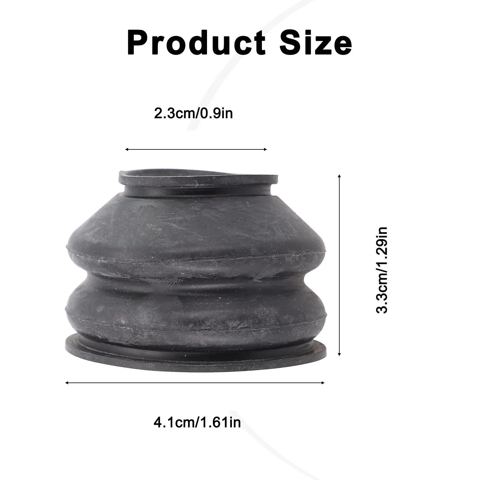 Durable High Quality Replacement Useful Brand New Ball Joint Cover Kitskits Universal 1 Set 23*33*41MM 2pcs/Set
Durable High Quality Replacement Useful Brand New Ball Joint Cover Kitskits Universal 1 Set 23*33*41MM 2pcs/Set