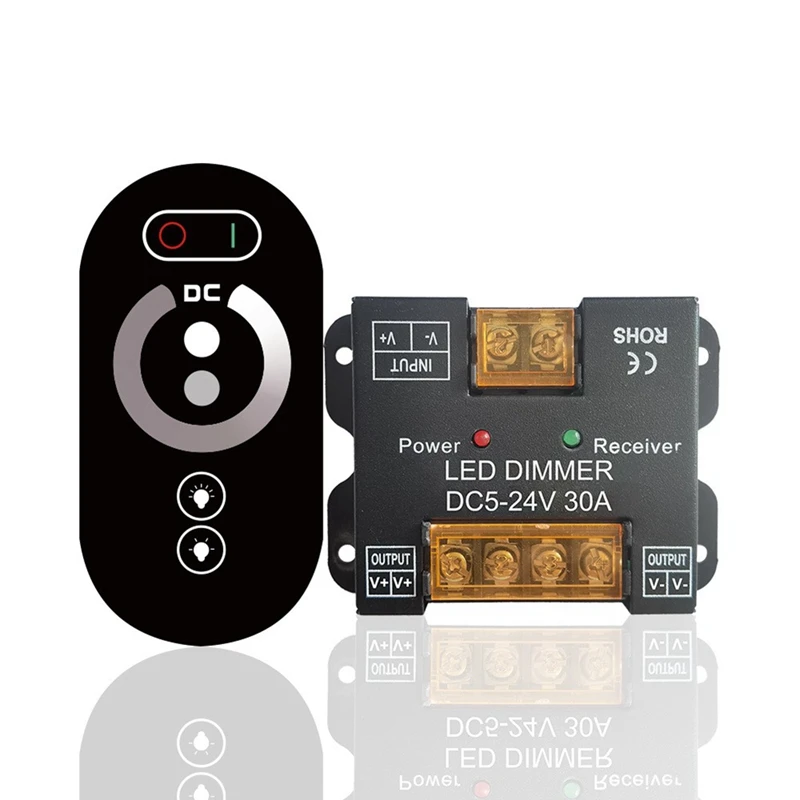RF 30A Touch 12 В постоянного тока 24 В Одноцветный контроллер RF Touch Controller Kit RF 30 А сенсорный контроллер искусственный диммер для фонарей
RF 30A Touch 12 В постоянного тока 24 В Одноцветный контроллер RF Touch Controller Kit RF 30 А сенсорный контроллер искусственный диммер для фонарей