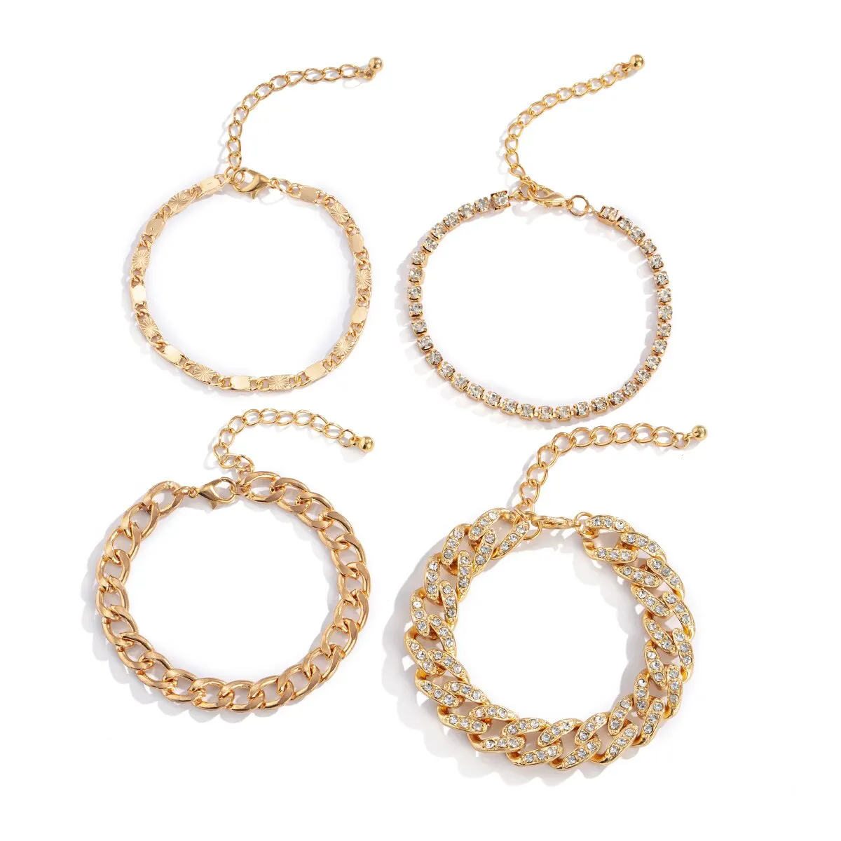 Punk Heavy Metal Rhinestone Chain Bracelets Set for Women Adjustable Crystal Pulseras Bangles Hand Jewelry Gift Steampunk Men 13 Mallzona Scd04a9506a264bcb8be7e5b490e08a80T Punk Heavy Metal Rhinestone Chain Bracelets Set for Women Adjustable Crystal Pulseras Bangles Hand Jewelry Gift Steampunk Men Mallzona