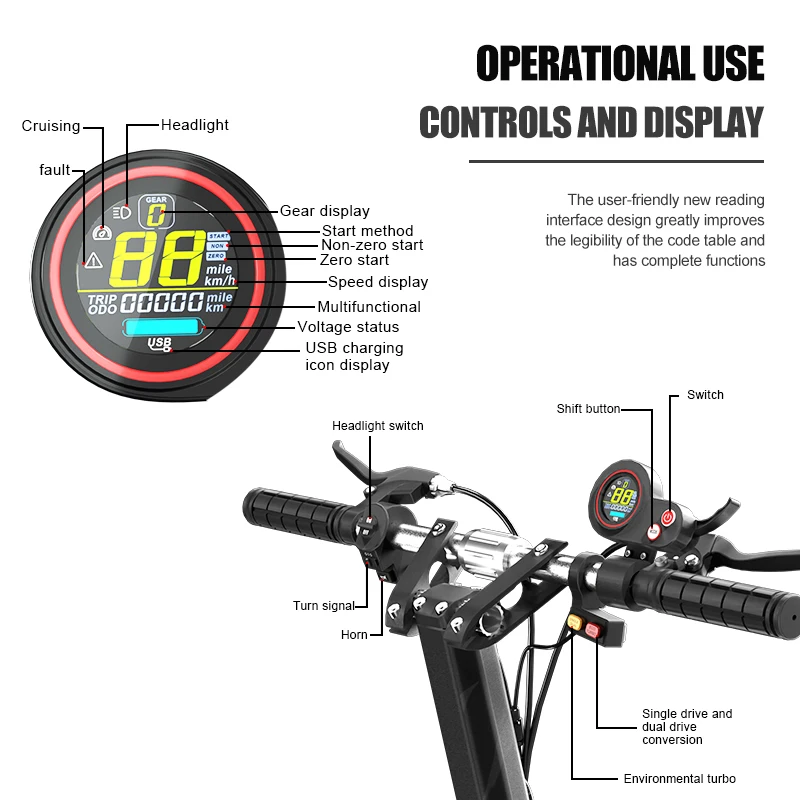 Wholesale China Factory Off Road 2000 W E Scooter 2 Wheel Foldable Dual Motor Adult Electric Scooter
Wholesale China Factory Off Road 2000 W E Scooter 2 Wheel Foldable Dual Motor Adult Electric Scooter