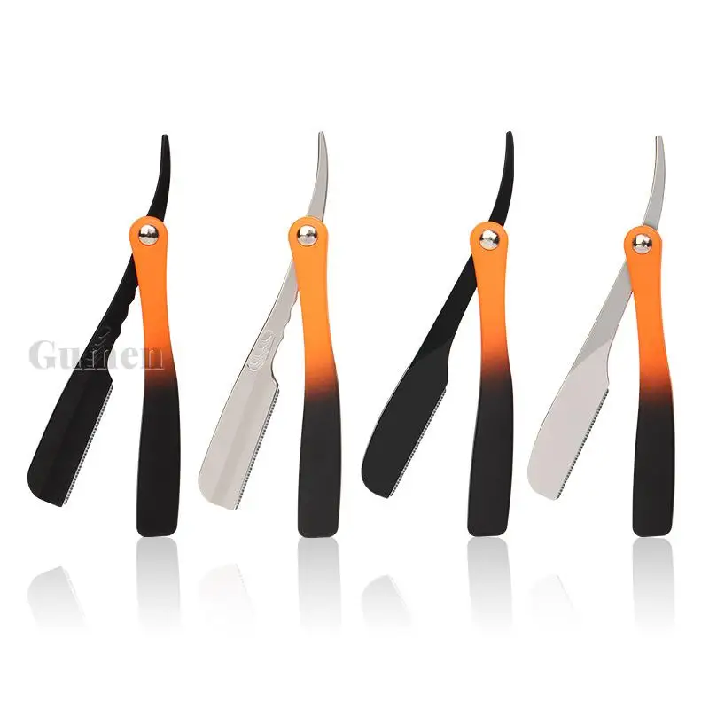 New Manual Folding Shaving Razor Blade Replacement Men ABS Gradient Handle Straight Edge Barber Razor Holder
New Manual Folding Shaving Razor Blade Replacement Men ABS Gradient Handle Straight Edge Barber Razor Holder