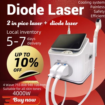 2 in 1 Laser Hair and Tattoo Removal Machine