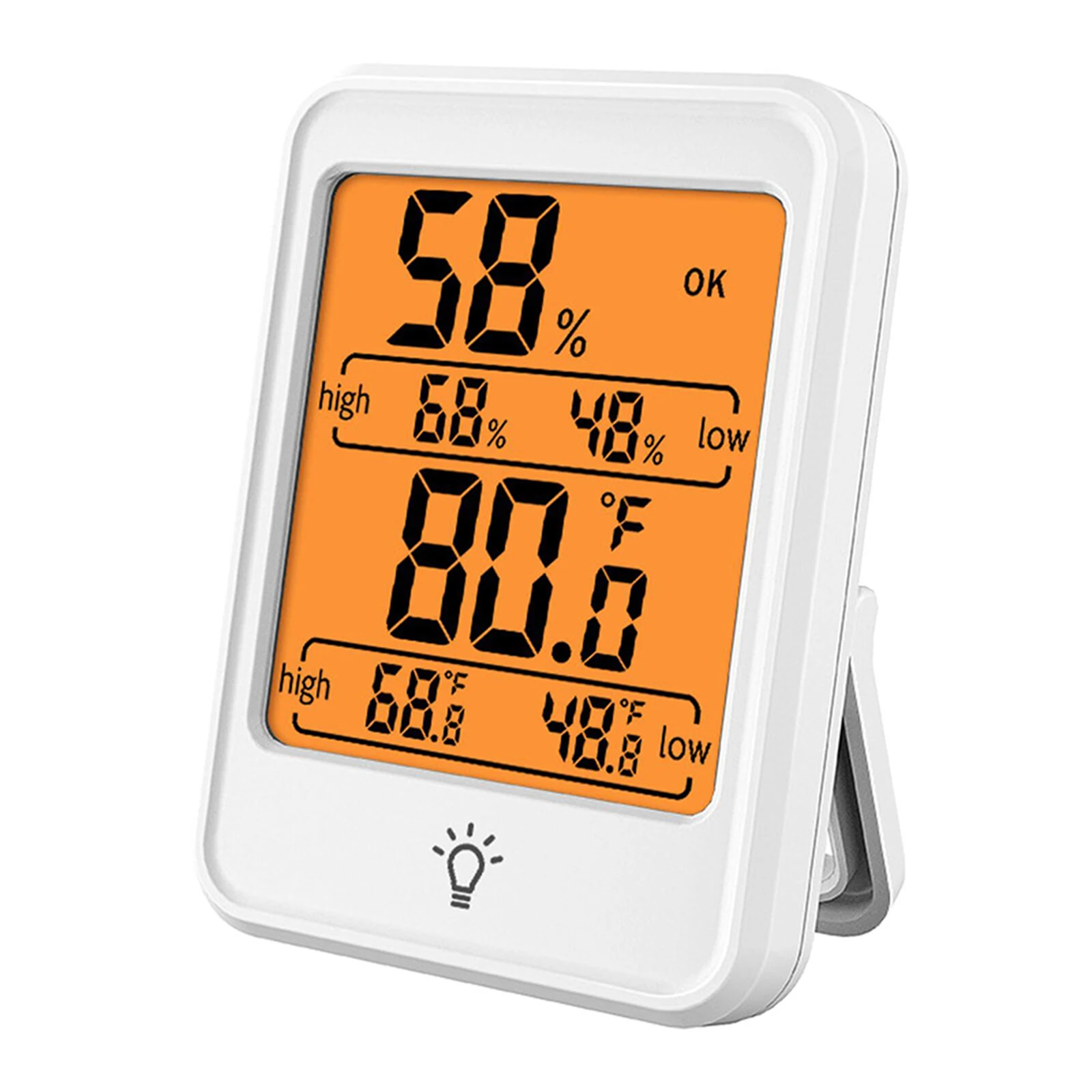 

Temperature And Humidity Meter Indoor Digital Hygrometer Thermometer LCD Temperature & Humidity Gauge Meter -20℃-70℃