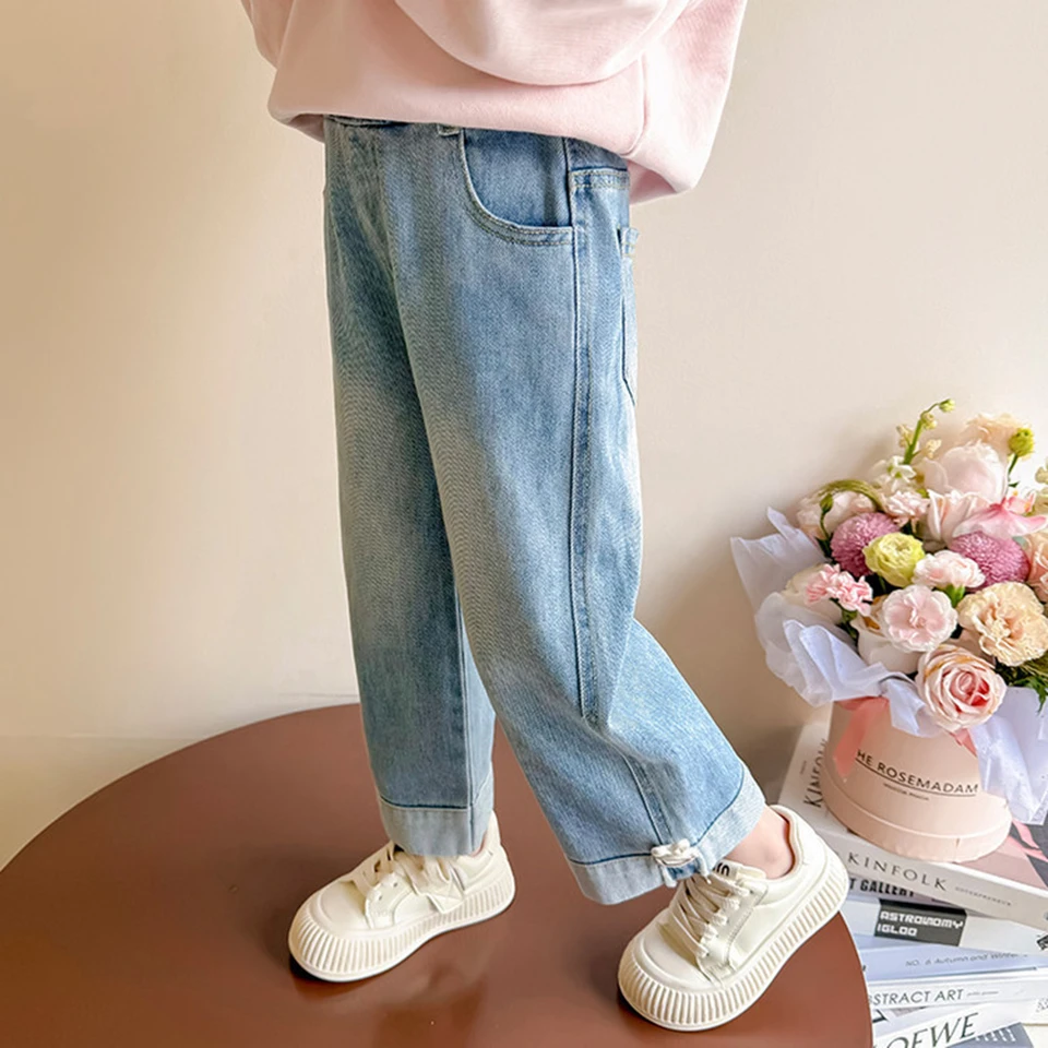 بنطلون جينز جديد للأطفال لعام 2026 مبطن بالصوف، سروال حراري دافئ للخريف والشتاء، بنطلون دنيم أنيق للفتيات، ملابس سفلية كاجوال للأطفال من 3-8 سنوات بنطلون جينز جديد للأطفال لعام 2026 مبطن بالصوف، سروال حراري دافئ للخريف والشتاء، بنطلون دنيم أنيق للفتيات، ملابس سفلية كاجوال للأطفال من 3-8 سنوات