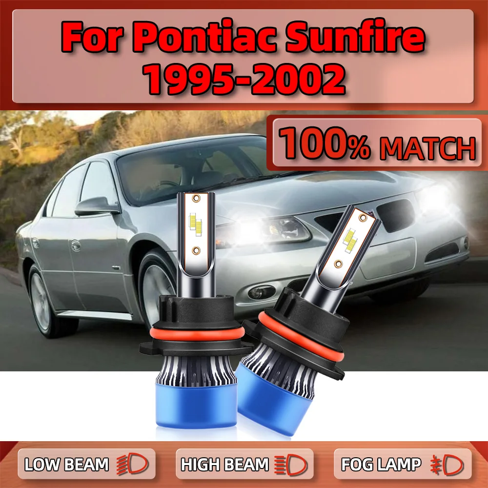 

LED Canbus Car Headlights Bulb 20000LM 120W 9007 HB5 Turbo Auto Lamps 12V For Pontiac Sunfire 1995-1997 1998 1999 2000 2001 2002