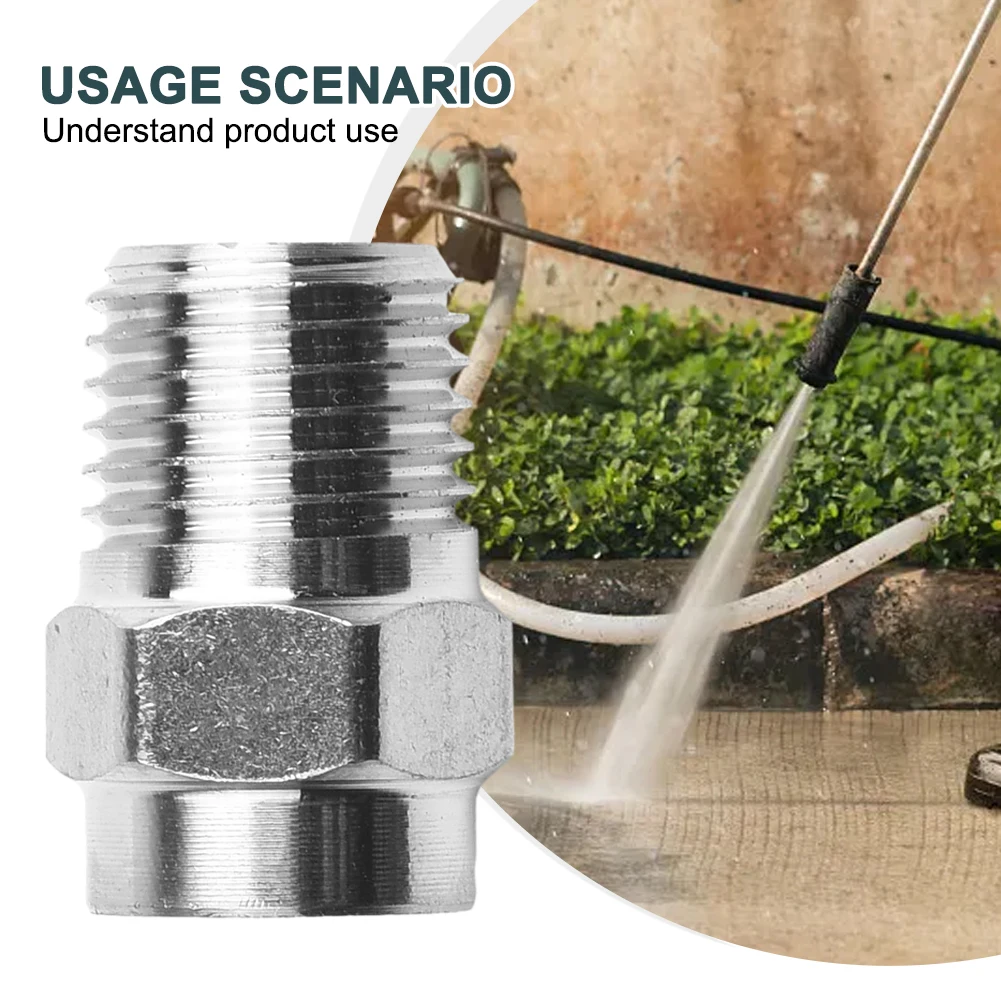 1Pcs Nozzles Pressure Washer Surface Cleaner Nozzle Replacement Thread Type Spray For Water Broom Undercarriage Cleaner
1Pcs Nozzles Pressure Washer Surface Cleaner Nozzle Replacement Thread Type Spray For Water Broom Undercarriage Cleaner