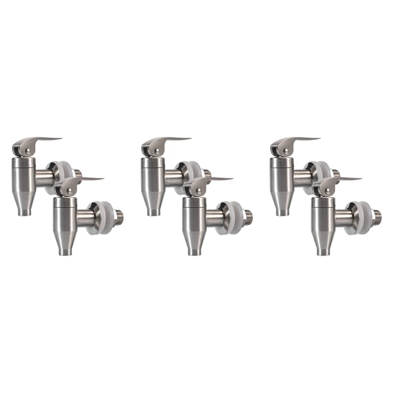 Stainless Steel Beverage Water Drink Dispenser Durable Replacement Push Style Spigot Faucet,6 Pack
Stainless Steel Beverage Water Drink Dispenser Durable Replacement Push Style Spigot Faucet,6 Pack