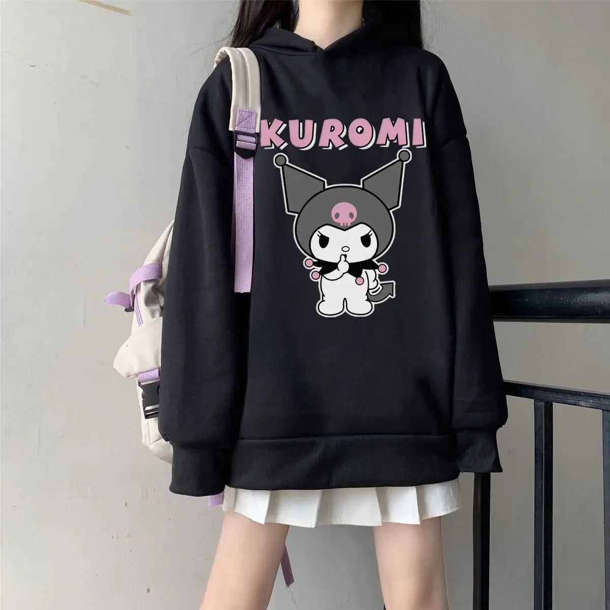 Kawaii Anime Sanrio Kuromi Clothing Cute Cartoon Character Girly Heart Personality Spring Sweatshirt Toy for Girls
Kawaii Anime Sanrio Kuromi Clothing Cute Cartoon Character Girly Heart Personality Spring Sweatshirt Toy for Girls
