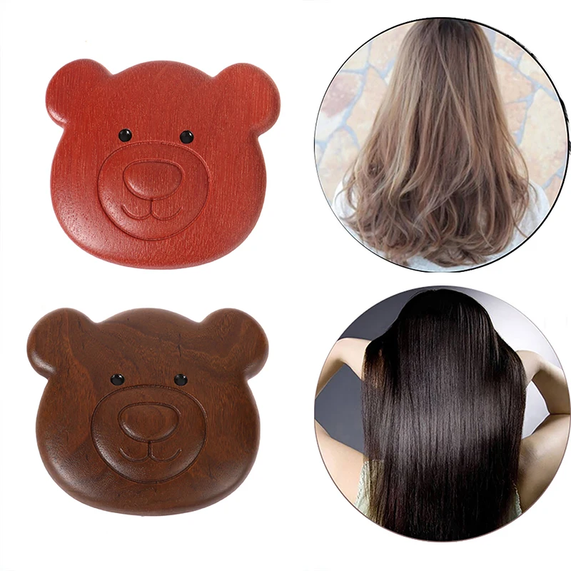 Natural Sandalwood Air Bag Comb Air Cushion Comb Anti Static Massage Comb Handleless Little Bear Scalp Hair Healthy Care Tool
Natural Sandalwood Air Bag Comb Air Cushion Comb Anti Static Massage Comb Handleless Little Bear Scalp Hair Healthy Care Tool