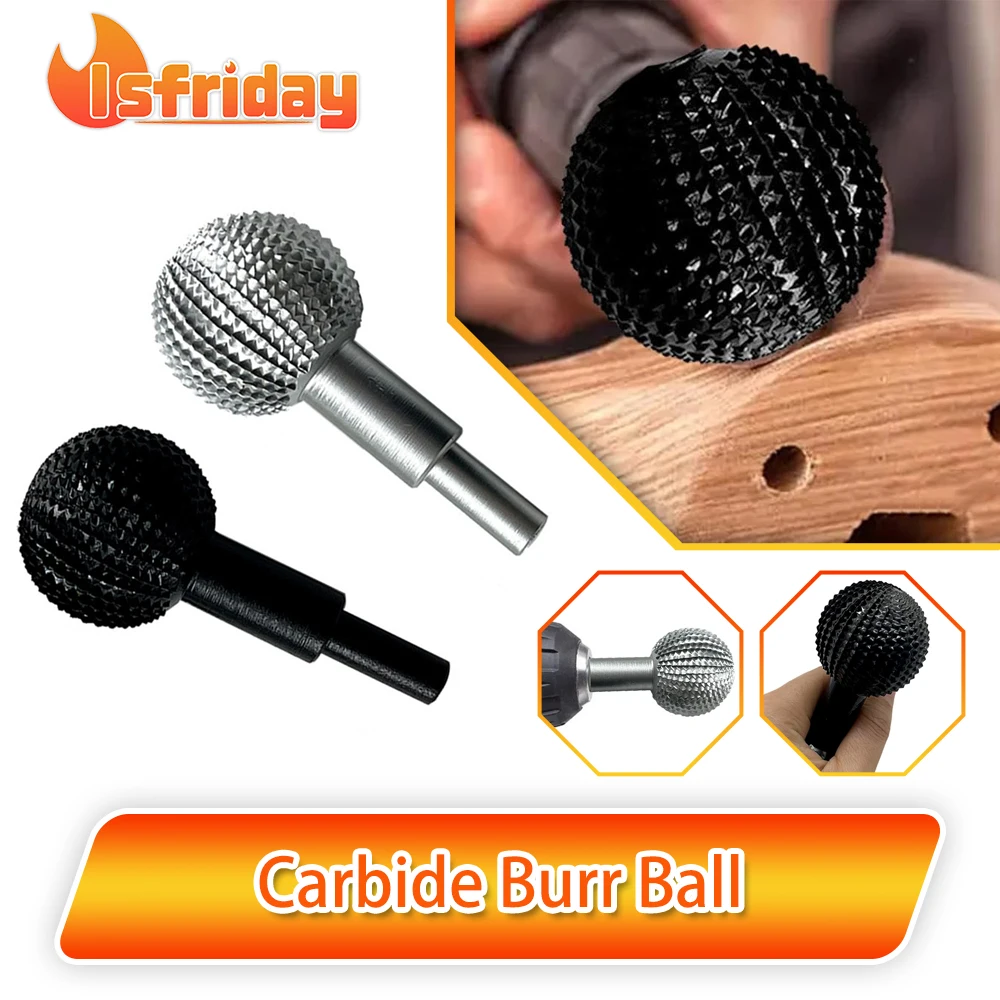 41.2mm Carbide Burr Ball Rotary Burr Ball Gouge Grinding Head for Angle Grinder for Wood Carving Grinding Polishing Engraving
41.2mm Carbide Burr Ball Rotary Burr Ball Gouge Grinding Head for Angle Grinder for Wood Carving Grinding Polishing Engraving