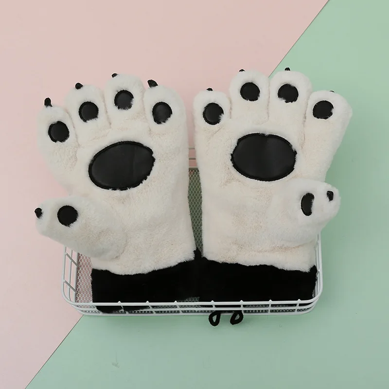 Bear Paw Gloves Winter Cute Cartoon Girl Finger Gloves Thickened Fluffy Bear Paw Cosplay Finger Gloves
Bear Paw Gloves Winter Cute Cartoon Girl Finger Gloves Thickened Fluffy Bear Paw Cosplay Finger Gloves