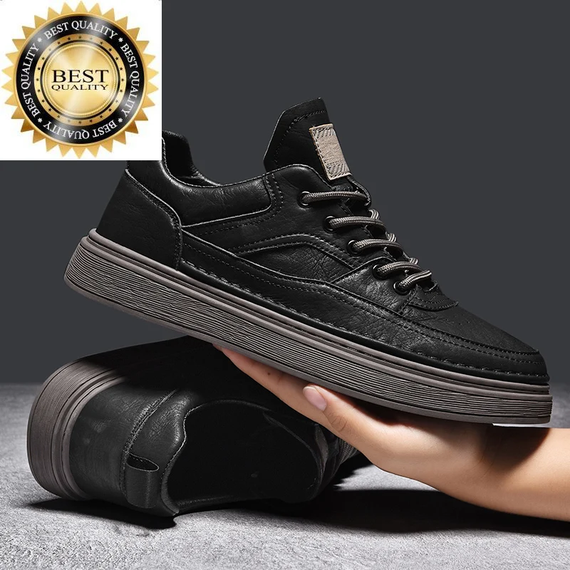 Повседневная мужская обувь, британская кожаная Мужская Дизайнерская обувь, уличные высококачественные кроссовки, молодежная модная повседневная обувь
Повседневная мужская обувь, британская кожаная Мужская Дизайнерская обувь, уличные высококачественные кроссовки, молодежная модная повседневная обувь